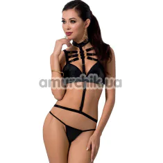 Комплект Passion Free Your Senses Lamis Set, черный: топ + трусики-стринги - Фото №1