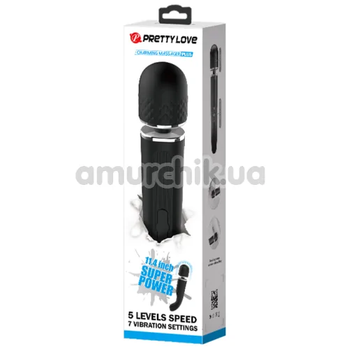 Універсальний вібромасажер Pretty Love Charming Massager 014848, чорний