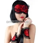 Бондажный набор Art of Sex Mask and Handcuffs, красный - Фото №1
