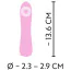 Вібратор Mini Vibrator Cuties 5402484, рожевий - Фото №7