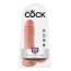 Фалоімітатор King Cock With Balls, 20.3 см тілесний - Фото №18