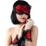 Бондажний набір Art of Sex Mask and Handcuffs, червоний - Фото №1