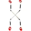 Фиксаторы для рук и ног Art of Sex Bondage Set Arms And Legs Prison, красно-черные - Фото №1