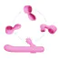 Вибратор для точки G с насадками Otouch Magic Stick S1 Plus, розовый - Фото №3