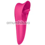 Клиторальный вибратор с подвижным язычком Satisfyer Tongue Master, розовый - Фото №1