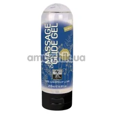 Масажний лубрикант Shiatsu Massage & Glide Gel - бурштин, 200 мл - Фото №1