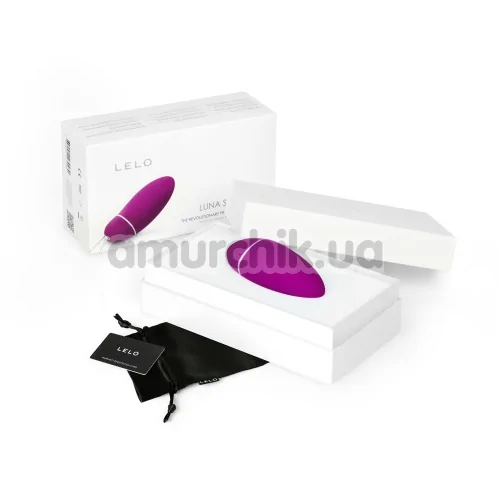 Віброяйце Lelo Luna Smart Bead Deep Rose (Лело Луна Смарт Бід), фіолетове