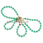 Фіксатори для рук і ніг Lockink Sevanda Jade Handcuffs & Anklecuffs, зелено-золоті - Фото №1