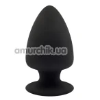 Анальная пробка SilexD Premium Silicone Plug Model 1 Size M, черная - Фото №1
