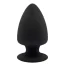 Анальна пробка SilexD Premium Silicone Plug Model 1 Size M, чорна - Фото №1