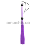 Флоггер DS Fetish Flogger Silicone Temperary М, фиолетовый - Фото №1