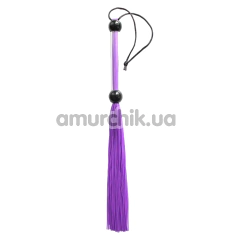 Флоггер DS Fetish Flogger Silicone Temperary М, фиолетовый - Фото №1