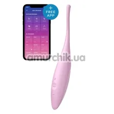 Кліторальний вібратор Satisfyer Twirling Joy, світло-рожевий - Фото №1