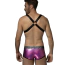 Комплект мужской JSY Sexy Lingerie 2321, черно-розовый: портупея + трусы - Фото №5
