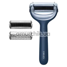 Массажер-роллер для лица и тела с микроиглами Geske MicroNeedle Face & Body Roller 8 in 1, синий - Фото №1