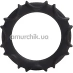 Ерекційне кільце Atlas Silicone Ring, чорне - Фото №1