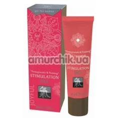 Гель для стимуляции клитора Shiatsu Stimulation Gel Pomegranate & Nutmeg, 30 мл - Фото №1