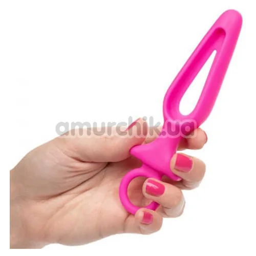 Анальная пробка Booty Call Silicone Groove Probe, розовая