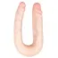 Двокінцевий фалоімітатор Easy Toys Duo Dildo 17 см, тілесний - Фото №1
