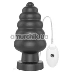 Анальна пробка з вібрацією Lovetoy Vibrating Anal Cracker 7, чорна - Фото №1
