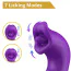 Вибратор для клитора и точки G Sweet Play G-Spot Vibrator With Clitoral Licking & Flapping A17, фиолетовый - Фото №17