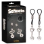 Зажимы для сосков Senuelo Heart Echo Nipple Clamps, серебряные - Фото №6