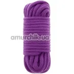 Веревка BondX Bondage Love Rope 10 м, фиолетовая - Фото №1