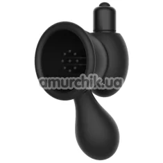 Вакуумные стимуляторы для сосков с вибрацией Pleasure Pumps Vibrating Nipple Teasers, черные - Фото №1