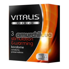 Vitalis Premium Stimulation & Warming, 3 шт - Фото №1