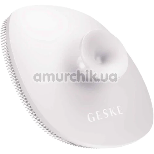 Щітка для обличчя Geske Facial Brush 4 in 1 Suction Mount, кремова