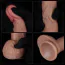 Фаллоимитатор Dual-Layered Silicone Nature Cock LV411041, коричневый - Фото №4