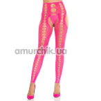 Колготки Leg Avenue Seamless Opaque Footless Suspender Hose, розовые - Фото №1