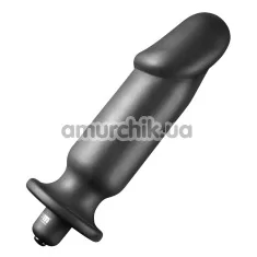 Анальна пробка з вібрацією Tom of Finland Silicone Vibrating Anal Plug, чорна - Фото №1
