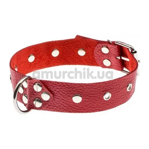 Ошейник Dominant Collar, красный - Фото №1