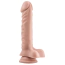 Фаллоимитатор Dr. Skin+ Posable Shaft 9 With Balls, телесный - Фото №2