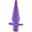 Анальна пробка з вібрацією Love Signal Tingling Touch, фіолетова - Фото №2