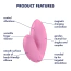 Вібратор на палець Satisfyer Love Riot, рожевий - Фото №7