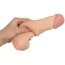 Мастурбатор-насадка Nature Skin 2 in 1 Extension + Masturbator, телесный - Фото №8