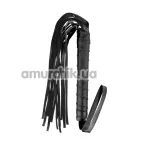 Флоггер Fetish Tentation Enjoy Pain Martinet Whip, черный - Фото №1