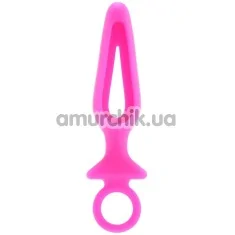 Анальная пробка Booty Call Silicone Groove Probe, розовая - Фото №1