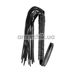 Флоггер Fetish Tentation Enjoy Pain Martinet Whip, черный - Фото №1