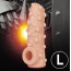 Насадка на пенис Kokos Nude Sleeve NS 003-L, телесная - Фото №8