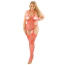 Комбінезон Sheer Fantasy Mesmerized Gartered Teddy Bodystocking, червоний - Фото №5