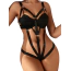 Боди JSY Sexy Lingerie JS228171, черное - Фото №4