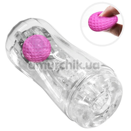 Мастурбатор Pretty Love Vacuum Cup Masturbator Aquarius, прозорий