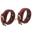 Фіксатори для ніг Roomfun Leather Anclecuffs, бордові - Фото №1