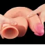 Фалоімітатор Dual-Layered Silicone Nature Cock LV411012, тілесний - Фото №4