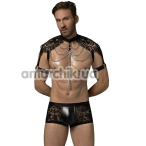 Комплект мужской JSY Sexy Lingerie 2328, черный: портупея + трусы - Фото №1