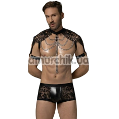 Комплект мужской JSY Sexy Lingerie 2328, черный: портупея + трусы - Фото №1
