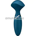 Універсальний вібромасажер Satisfyer Mini Wand-er, синій - Фото №1
